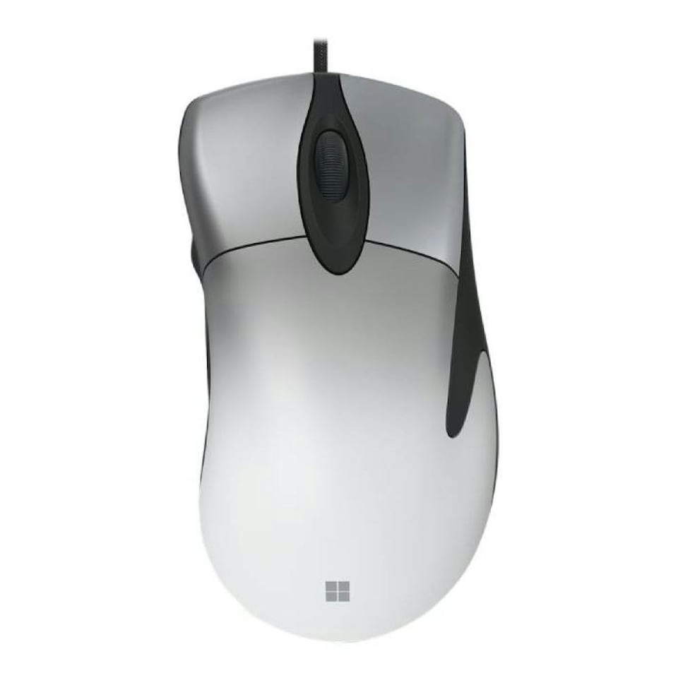 Microsoft ProIntelli Mouse Wired Right Handed Shadow White