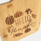 image 5 of OHS Hello Autumn Fall Halloween Pumpkin Decor Bamboo Thick Wooden Cutting Board Serving Platter Tray Brown | Natural