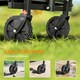 image 6 of Outsunny 62L Festival Trolley, 120kg Heavy Duty Folding Trolley Cart, Green