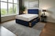 image 1 of Athens Plush Bed Set With Mattress, 2 Drawers Same Side & 24"Headboard