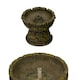 image 2 of Primrose Solar Powered Bird Bath Cobbled Stone Effect Water Feature 68cm