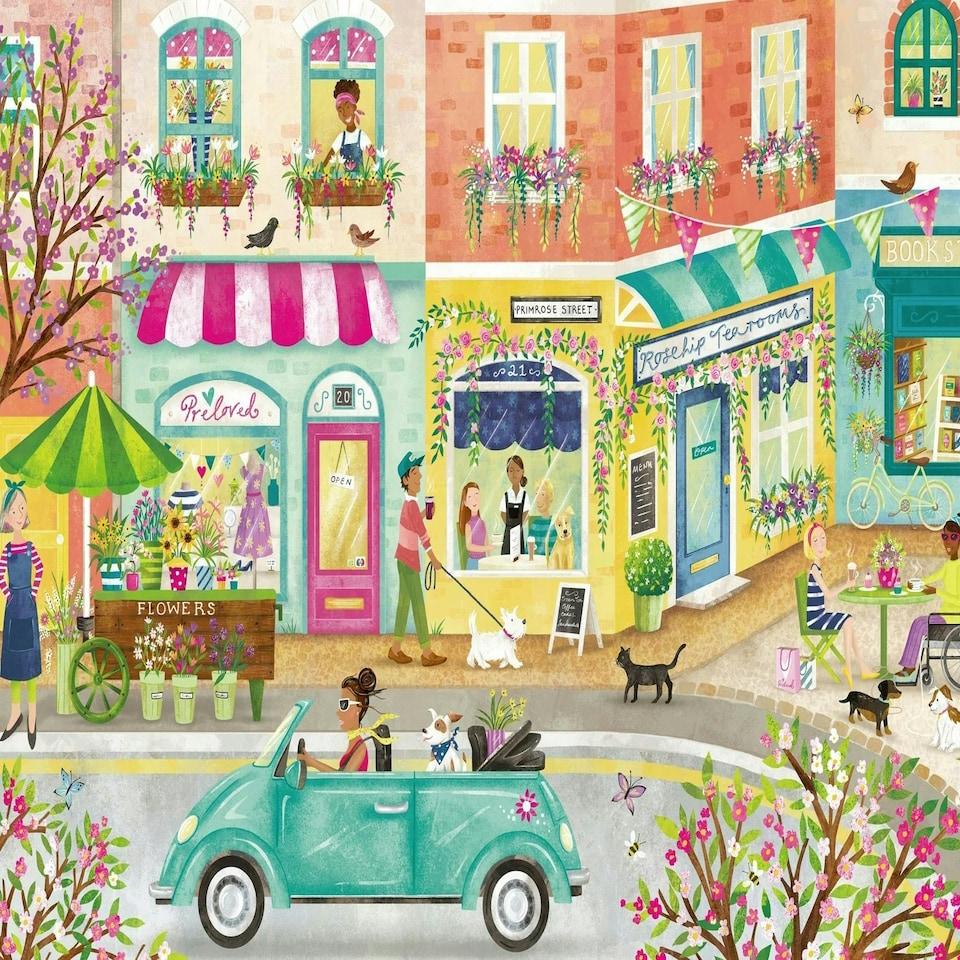image 1 of Otter House 1000 Piece Jigsaw Puzzle Primrose Street