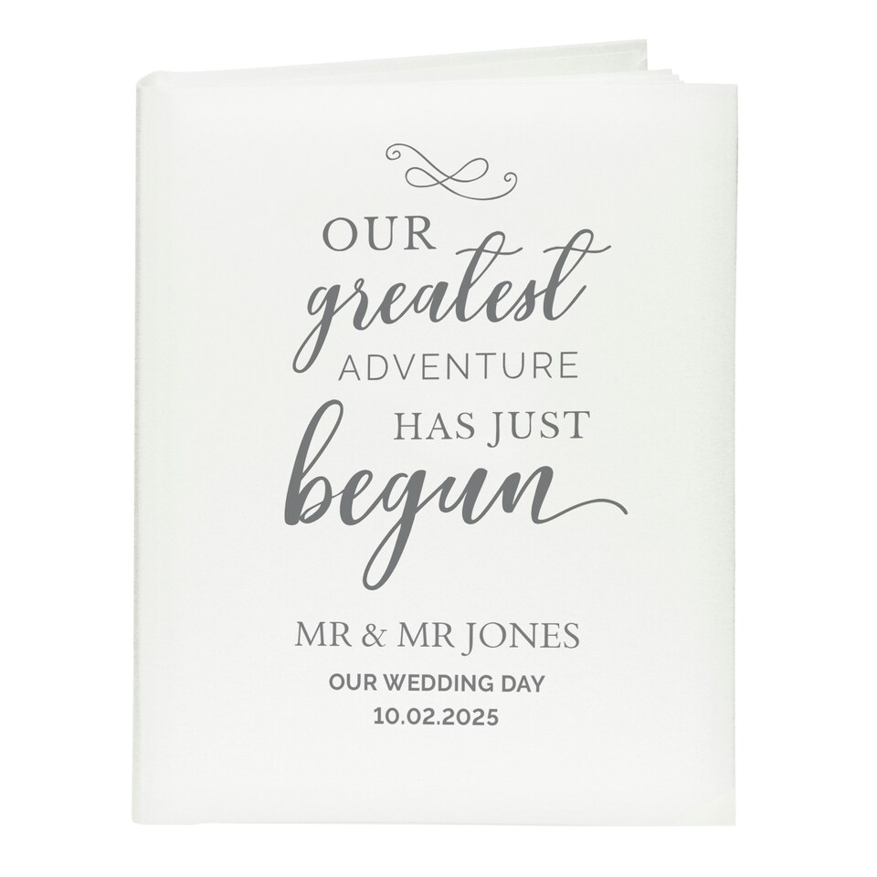 image 1 of Personalised Our Greatest Adventure Traditional Photo Album