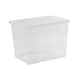 image 6 of Wham Crystal 4 x 80L Stackable Plastic Storage Boxes with Lids