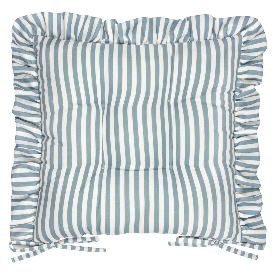 image 1 of Wylder Millie Ruffle 2 Pack Indoor Outdoor Seat Pads