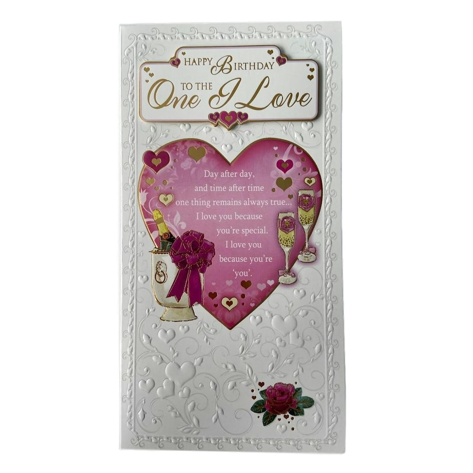 image 1 of Happy Birthday To One I Love Soft Whispers Card