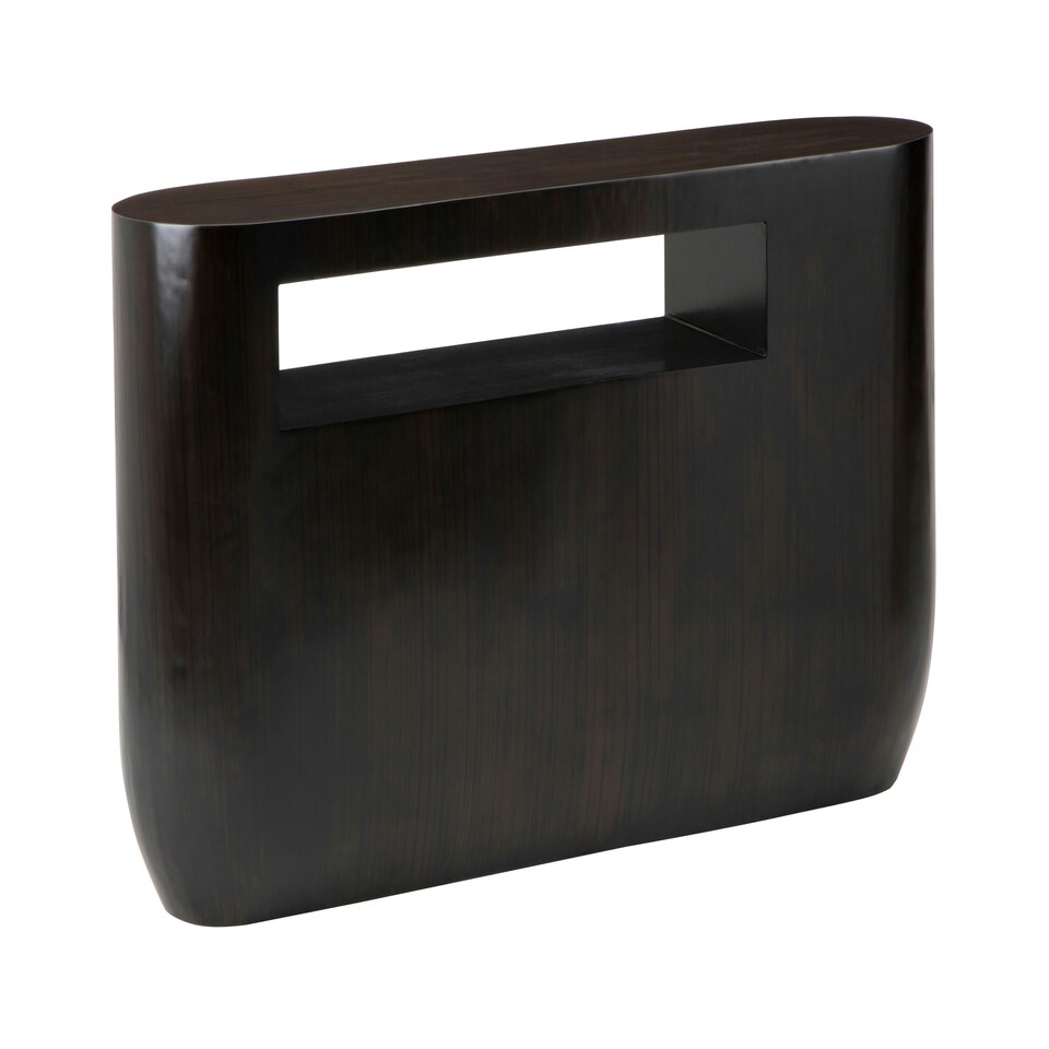 image 1 of Gabelle Oblong Console Table Brown