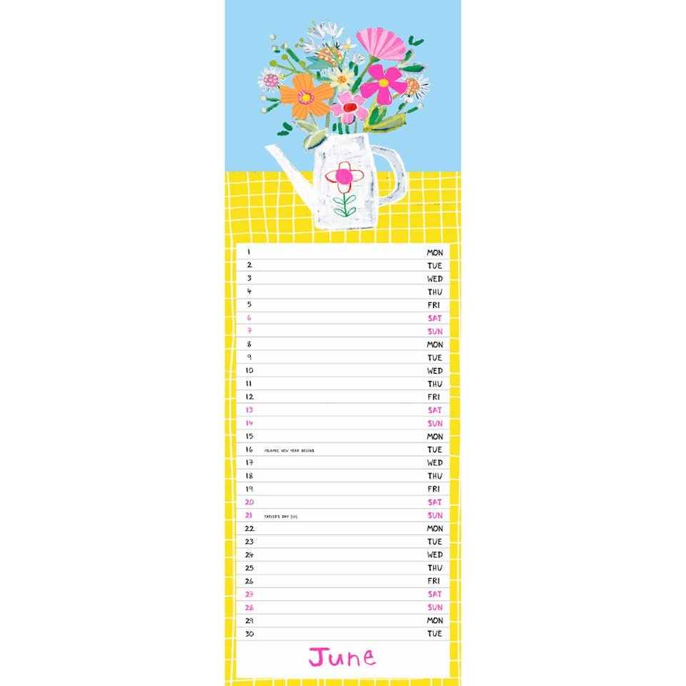 image 1 of PAPER SALAD 2026 SLIM CALENDAR