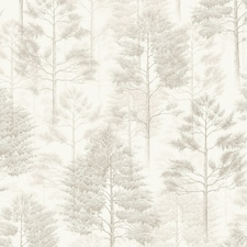 Sample of Woodland Whisper Wallpaper in Cream Multi