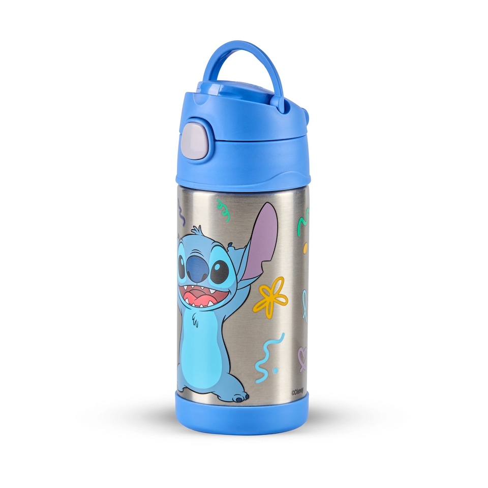 image 1 of Thermos Disney Stitch Funtainer Stainless Steel Bottle 355ml