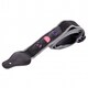 image 1 of Black Guitar Shoulder Strap for Bass Electric Acoustic with 3 Picks