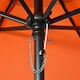 image 8 of Outsunny 2m Parasol Patio Umbrella, Outdoor Sun Shade with 6 Ribs Orange