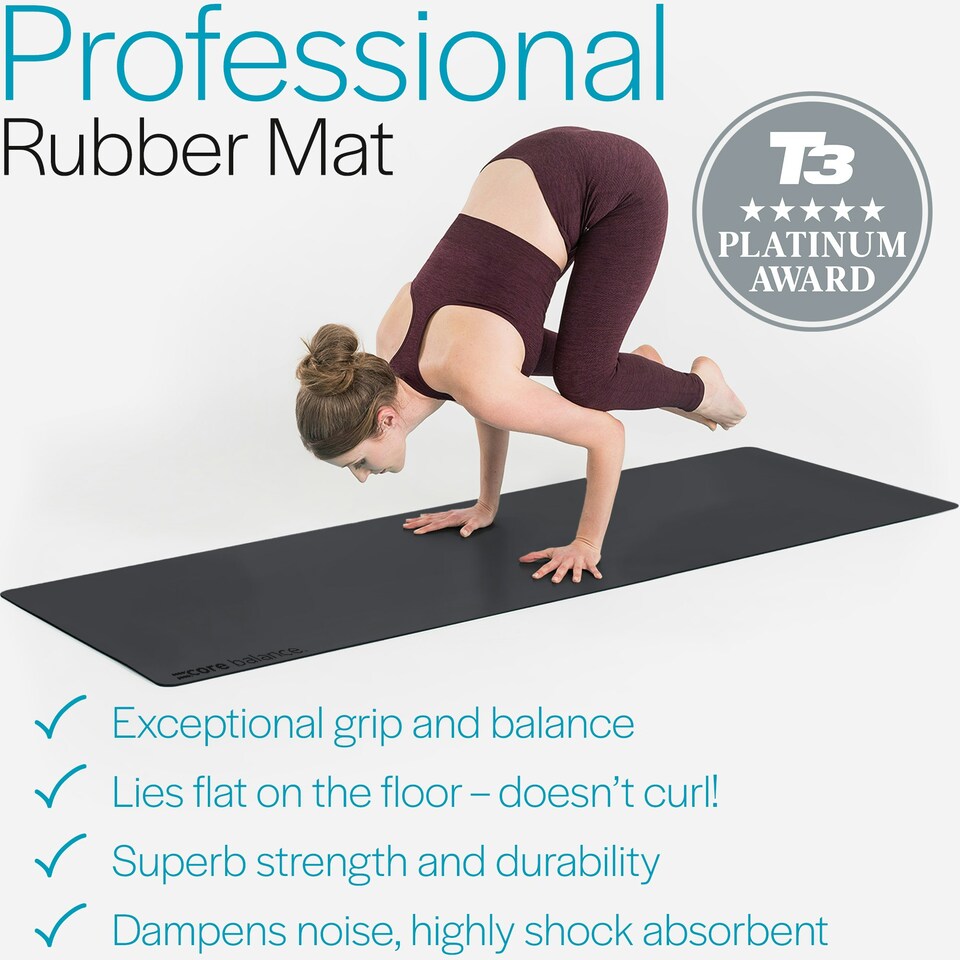 image 1 of Rubber Exercise Mat Pro (4mm Thick)