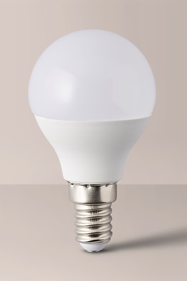 image 1 of ValueLights E14 Pack of 2 4W Golfball Cool White Bulbs