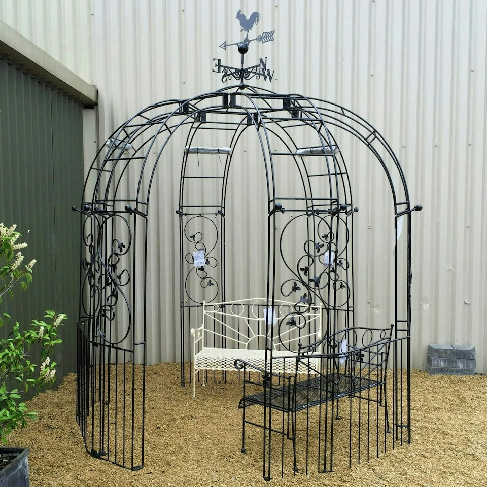 image 1 of Imperial 6 Sided Trad & Panels Bare Metal/Ready to Rust - Steel - L243.8 x W243.8 x H259.1 cm