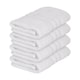 image 1 of Nicola Spring Cotton Hand Towels - 90cm x 50cm - White - Pack of 4