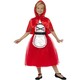 image 3 of Red Riding Hood Girls Deluxe Costume Set - Red/White - 10-12 Years