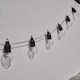 image 2 of ValueLights Festoon 30 Set Black Outdoor String Festoon Globe Lights Warm White