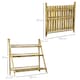 image 5 of Outsunny Flower Stand Plant Display Rack 3-Tier Foldable Wood Garden