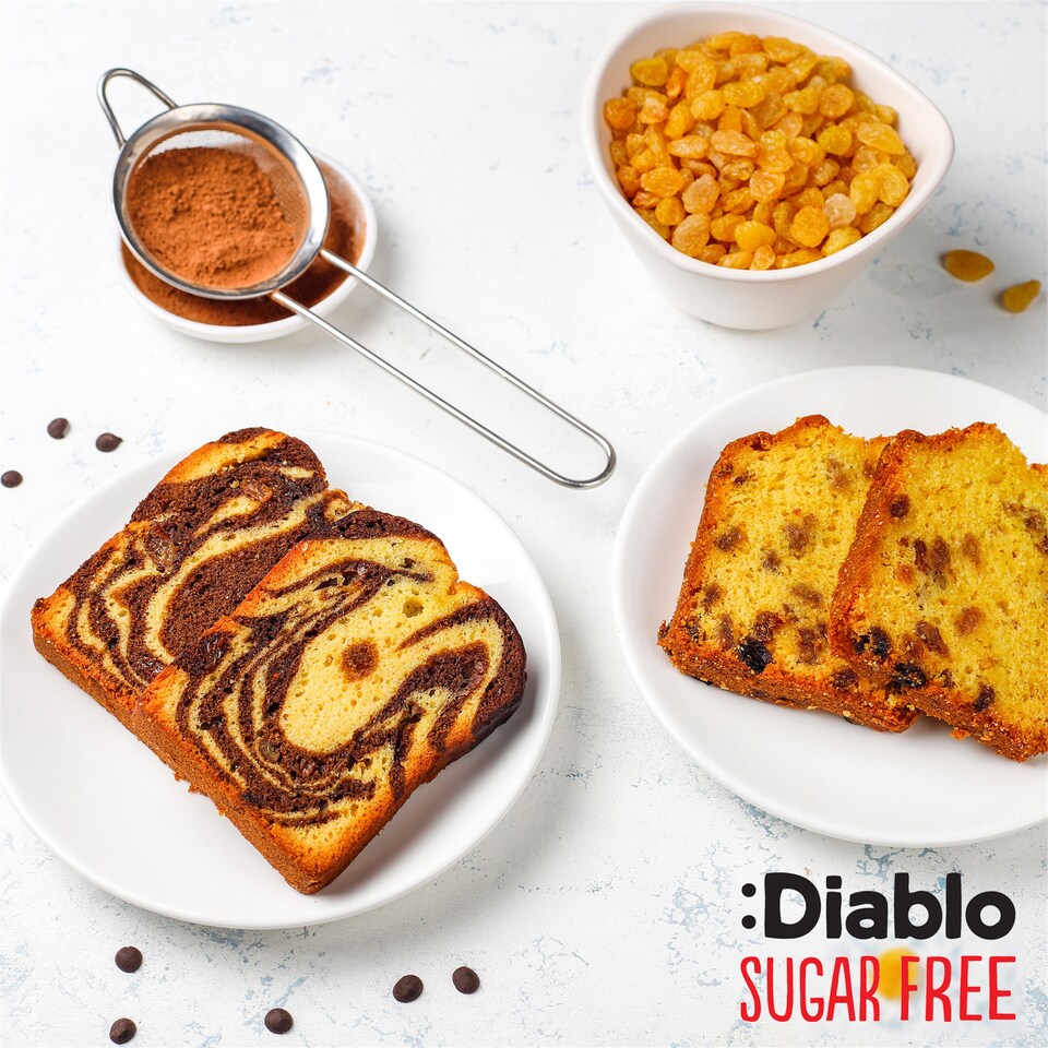 image 1 of Diablo Sugar Free Chocolate Chip Cake 200g 3 Pack