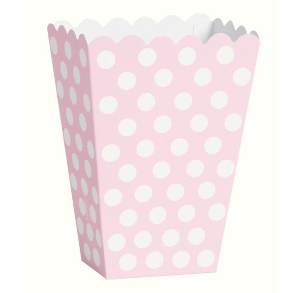 image 1 of Pack of 8 Lovely Pink Dots Treat Boxes