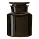 image 1 of Apothecary Black Glass Reagent Bottle