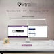 image 3 of Xtralite Wide LED Light Desk & Monitor Lamp | White