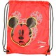 image 3 of Disney Mickey Mouse Speedo Drawstring Bag - Red/Black - One Size Red | One Size