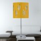 image 5 of First Choice Lighting Fern Ochre Cut Out 15.5cm Table Lamp Shade Yellow | Silver