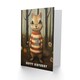 image 2 of Cute Kids Age 3 Year Old Chipmunk Child Kids 3rd Birthday Card