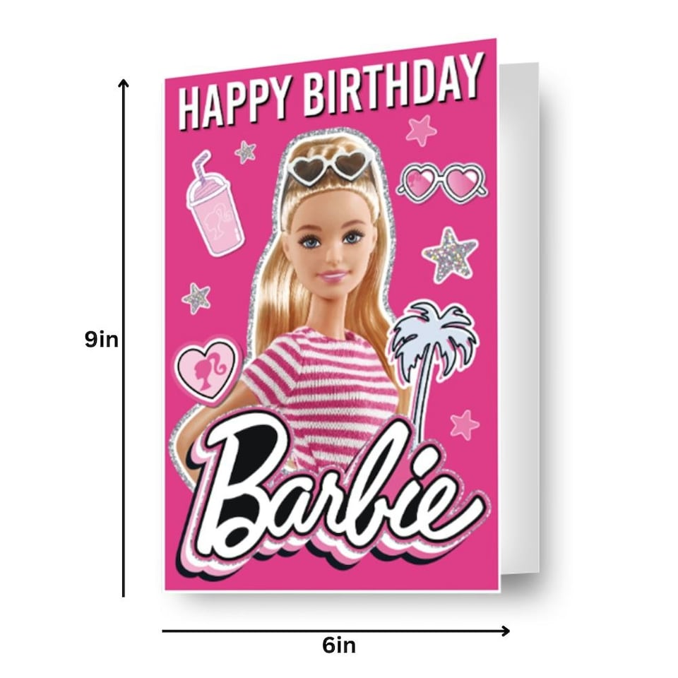 image 1 of BARBIE LENTICULAR 3D-EFFECT CARD