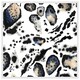 image 1 of Leopard print with blue (Picture Frame) White | M
