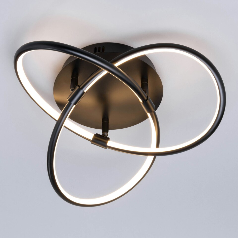 image 1 of BHS Eero LED Ceiling Light | Black | Satin Black | 1