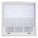 image 3 of FURNISHED Roller Blinds Daylight Square Eyelet Light Filtering Easy Fit Trimmable Window Shade | White | White