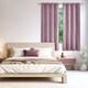 image 4 of Lilac Lined Blackout Eyelet Curtains - 46 x 54 Inch Drop - 2 Panel Purple