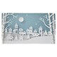 image 1 of Winter snow urban countryside (kitchen towel)