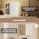 image 8 of Emitto LED Hollywood Makeup Mirror Vanity Light Mirror 14 Dimmable LED Bulbs