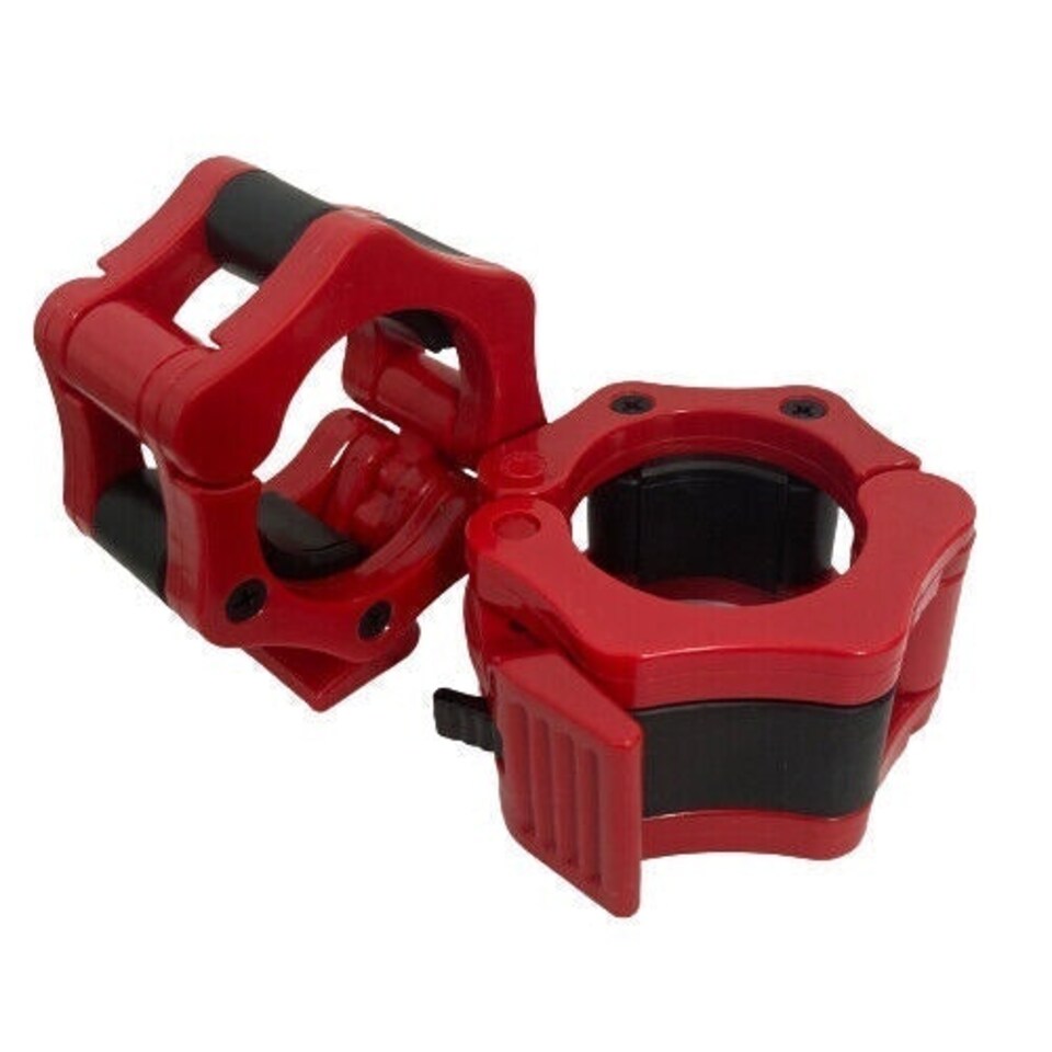 image 1 of Quick Release Barbell Collars 2" 50mm Lock Jaw Clamps