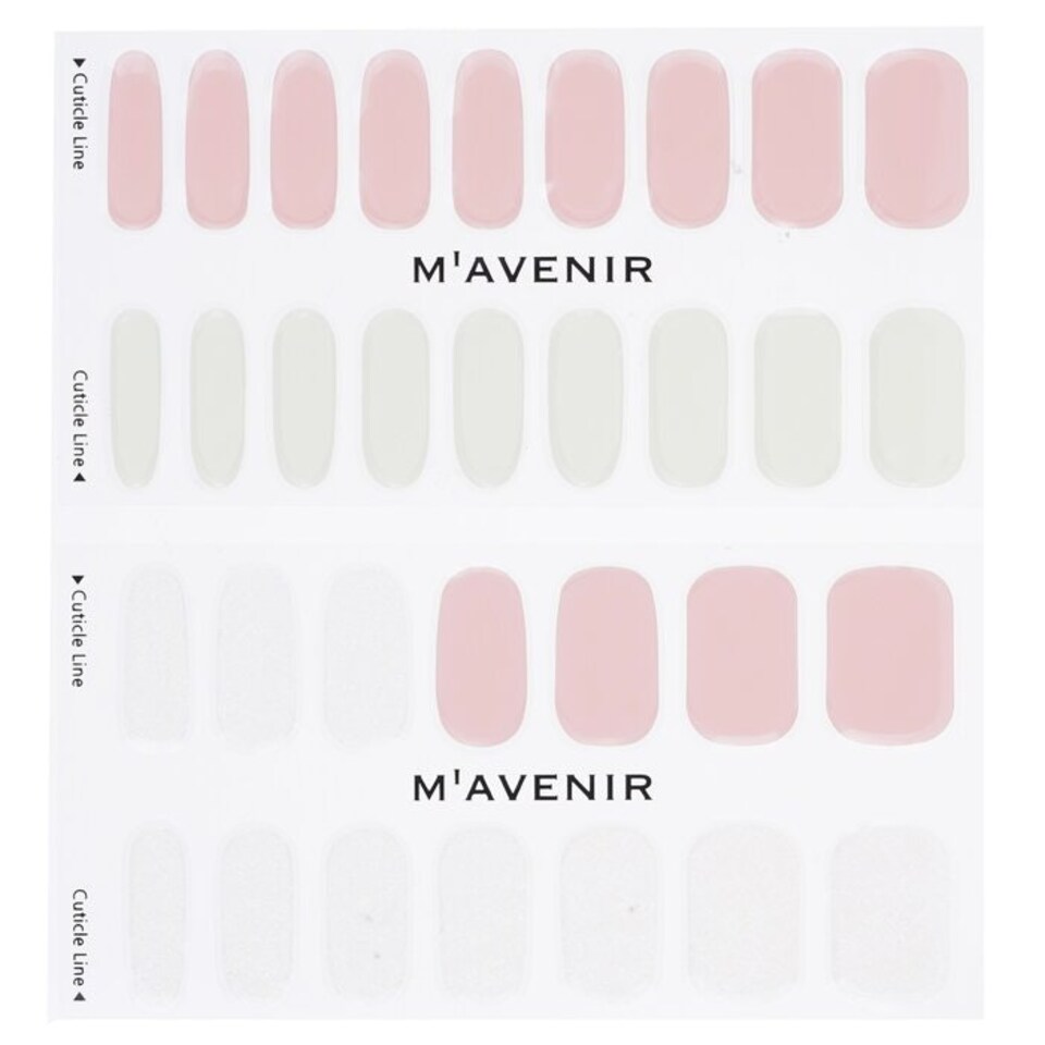 image 1 of Nail Sticker (pink) - # Brillante Babypink Nail - 32pcs Pink