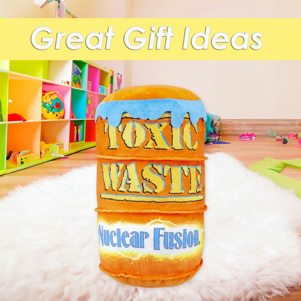 image 1 of Toxic Waste Nucleaer Nucleaer Fusion Soft Toy Candy Inspired Plush 23cm Orange