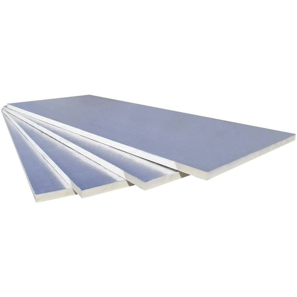 image 1 of PACK OF 10 (Total 10 Units) - Premium PIR Roof / Loft Insulation Board 2400mm x 1200mm x 120mm