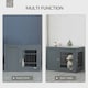 image 2 of PawHut Furniture-Style Dog Crate w/ Two Lockable Doors, for Small & Medium Dogs