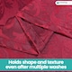 image 4 of 100% Polyester Christmas Napkins Cloth Table Napkins - 20 Inch
