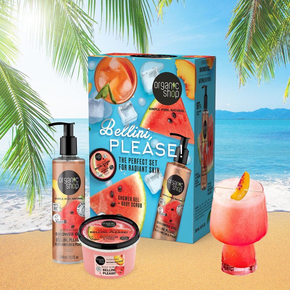 image 1 of Organic Shop Bellini, Please! Body Care Gift Set 280ml/100ml