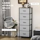 image 4 of HOMCOM 5 Drawer Fabric Chest of Drawers w/ Wooden Top