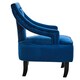 image 3 of Interiors by Premier Midnight Blue Velvet Chair Blue