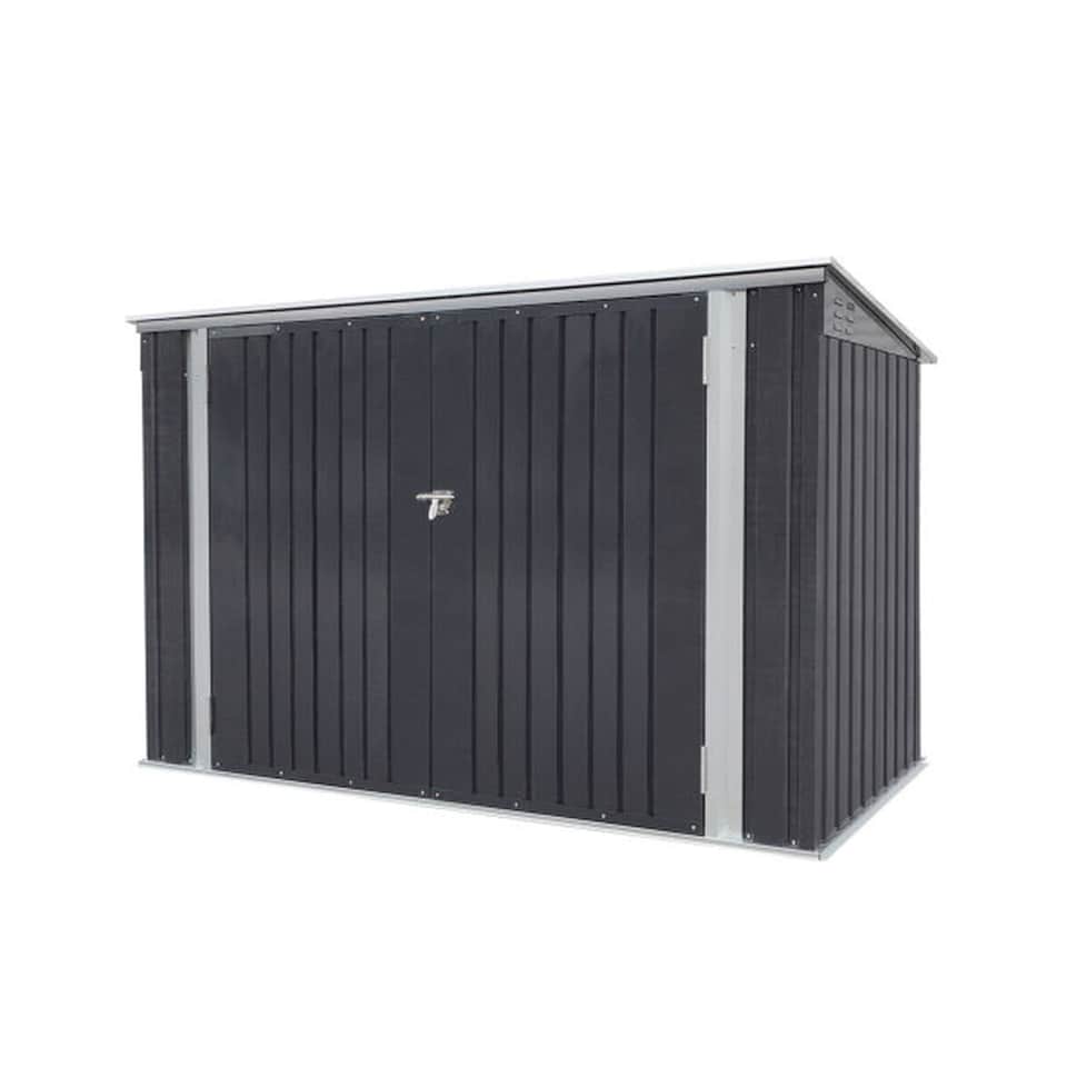 image 1 of Groundlevel Extra Large Galvanised Metal Garden Storage Shed Lockable Door