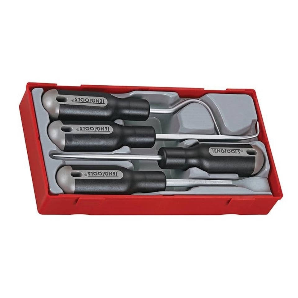 Teng Ttsr04 Scraper Set, 4 Piece - Multi Colour - One Size
