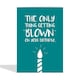 image 2 of Rude Candle Blow Birthday Card
