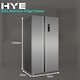 image 4 of HYE 505 Litre Frost Free American Fridge Freezer, 92cm, Inox - RF01AM505DS07